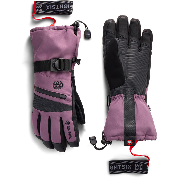 686 GORE-TEX SMARTY 3-in-1 Gauntlet Gloves - Women's Black Plum
