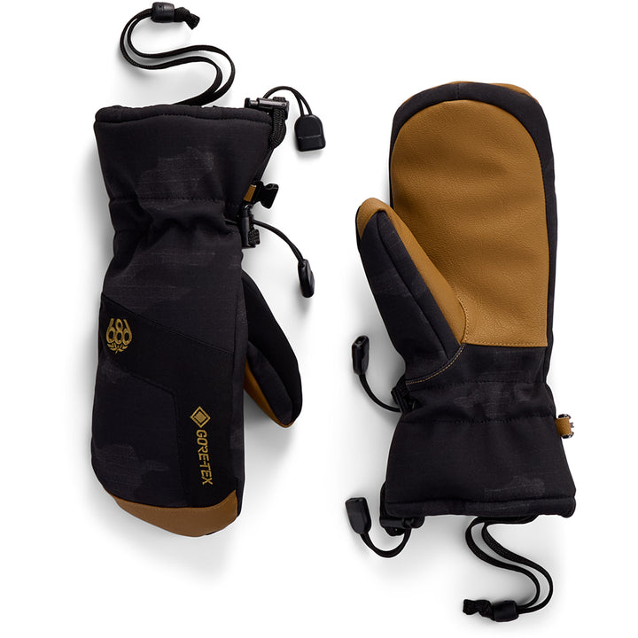 686 GORE-TEX Linear Mittens - Kids' Black Camo