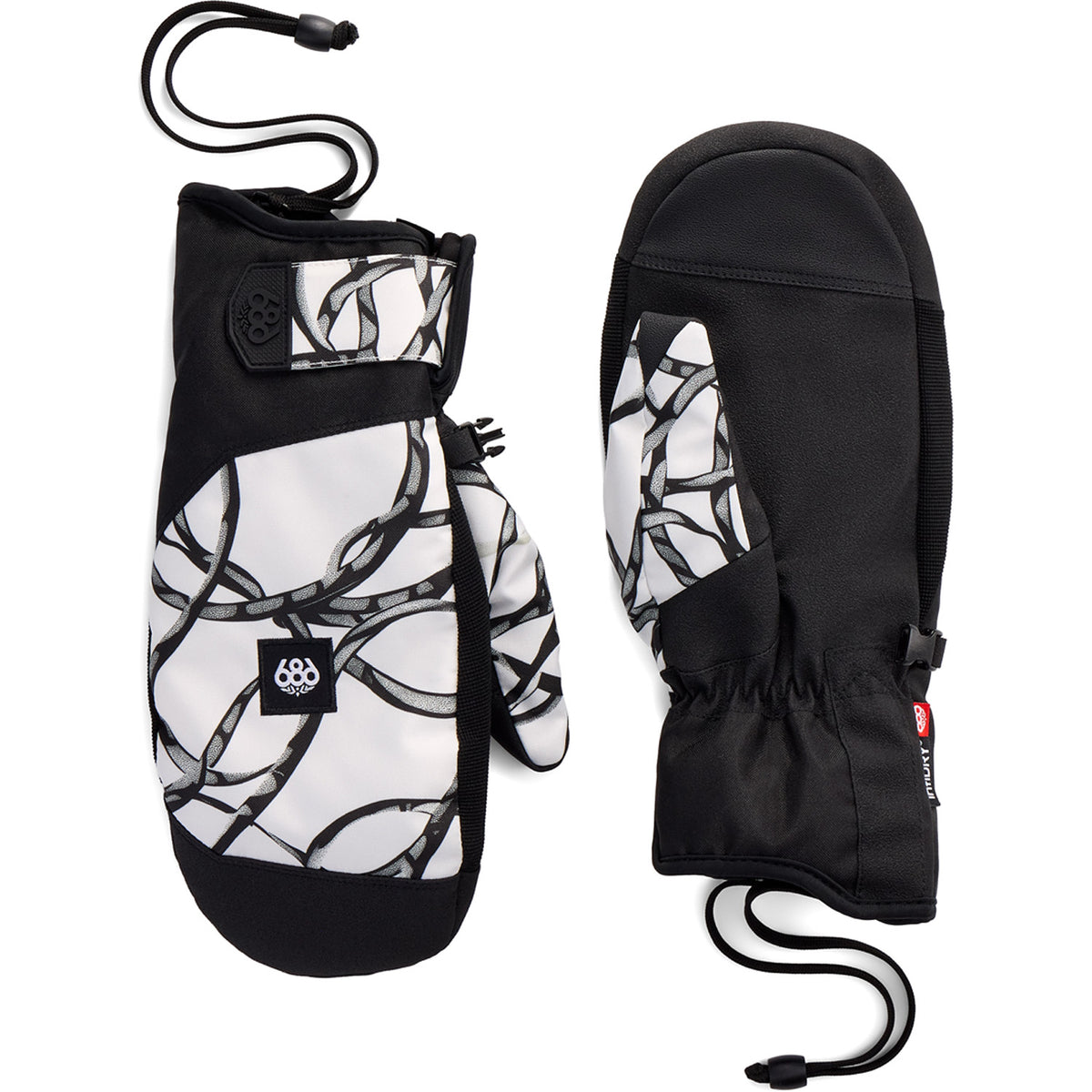 686 Primer Mittens White Wire