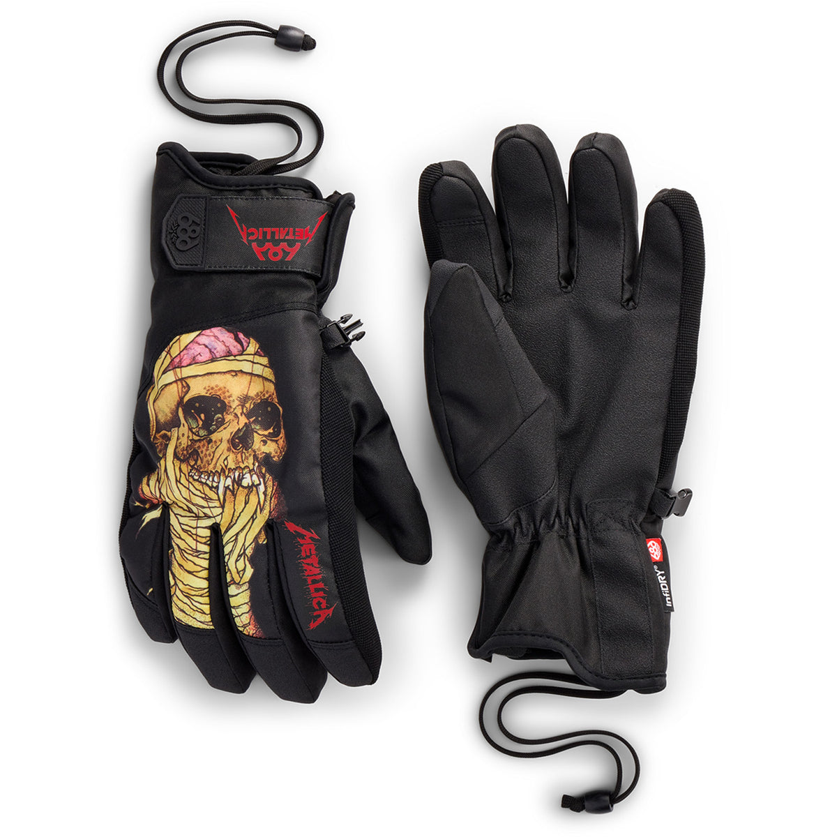 686 Primer Gloves Metallica Black