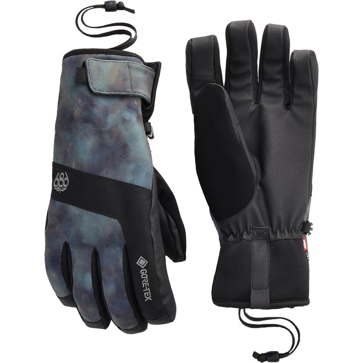 686 GORE-TEX Linear Under Cuff Gloves Charcoal Patina