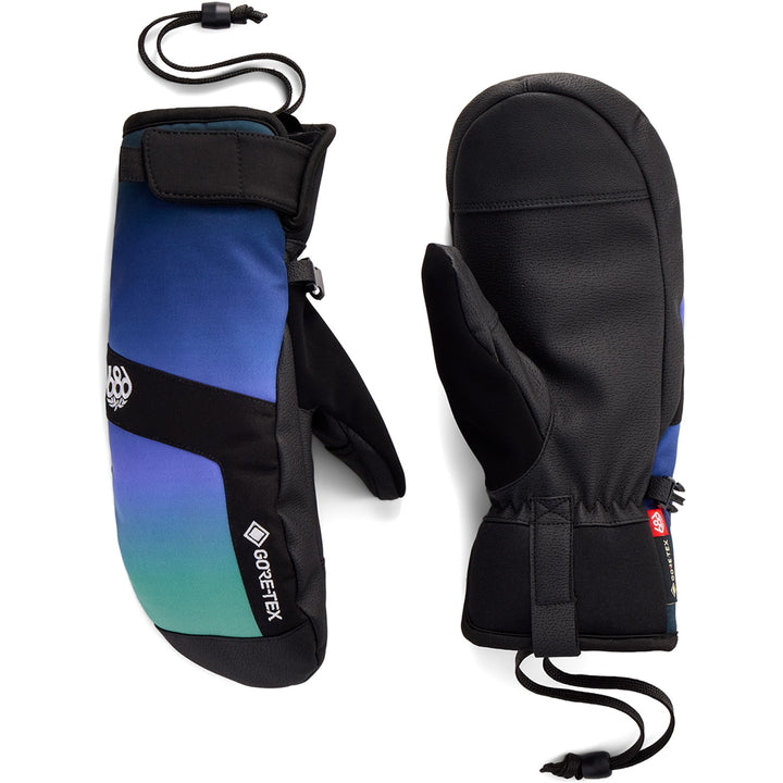 686 GORE-TEX Linear Under Cuff Mittens - Women's Alpenglow Blue Gradient
