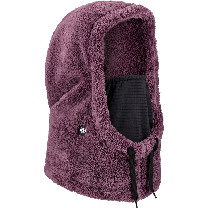 686 Tarmac Sherpa Hood Black Plum