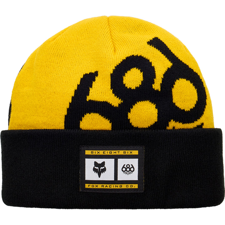 686 Fox Racing Cuff Beanie Fox Yellow