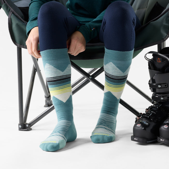 Smartwool Targeted Cushion Pattern OTC Socks - Women's Dusty Teal