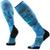 Smartwool Ski Targeted Cushion Storm Peak Print OTC Socks Nightfall Blue