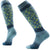 Smartwool Snowboard Targeted Cushion Wild Blossom OTC Socks - Women's Dusty Teal