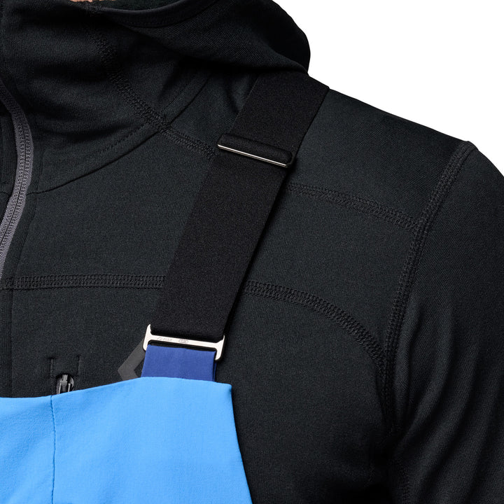 Black Diamond Recon Stretch Bibs - Men's Twilight Blue-Vertical Blue