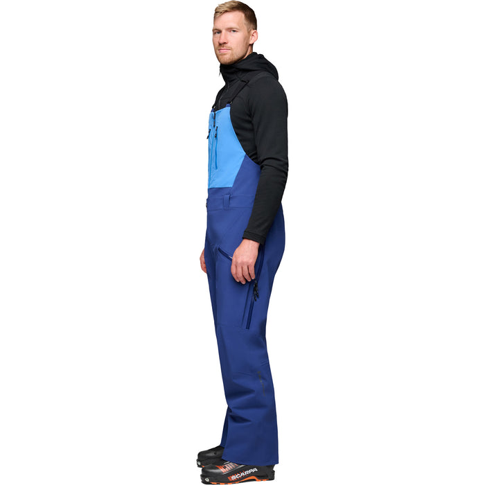 Black Diamond Recon Stretch Bibs - Men's Twilight Blue-Vertical Blue