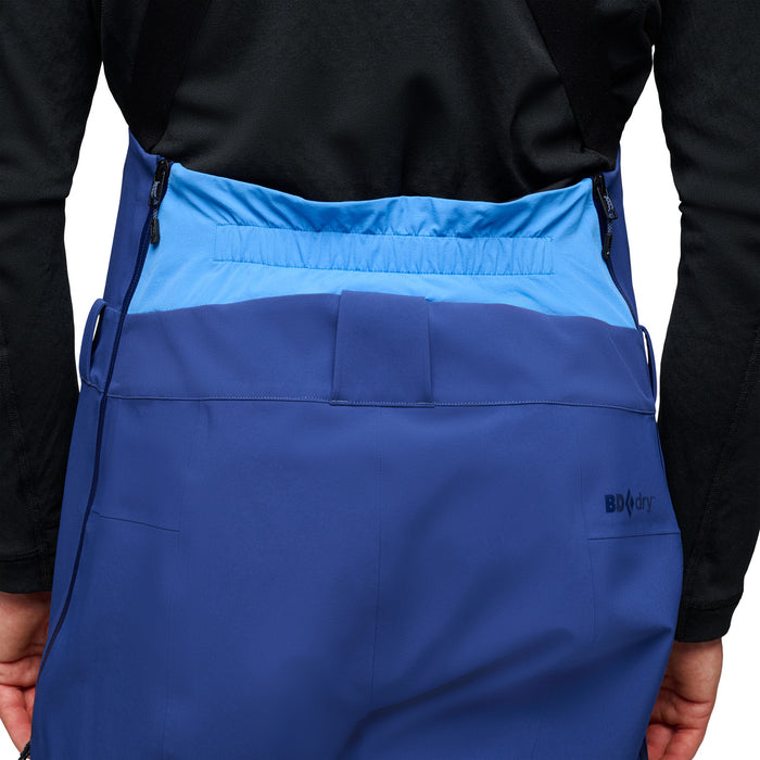 Black Diamond Recon Stretch Bibs - Men's Twilight Blue-Vertical Blue