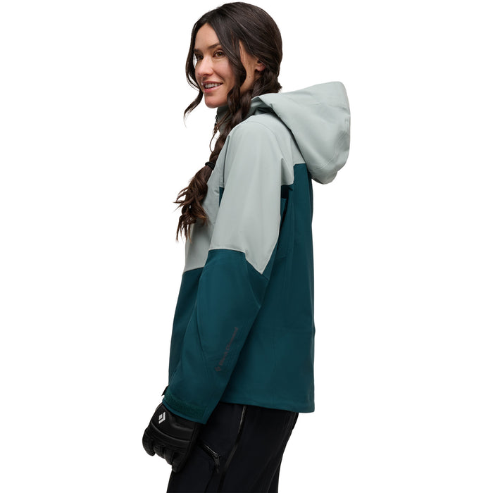 Black Diamond Recon Stretch Shell Jacket - Women's Agave-Deep Woods
