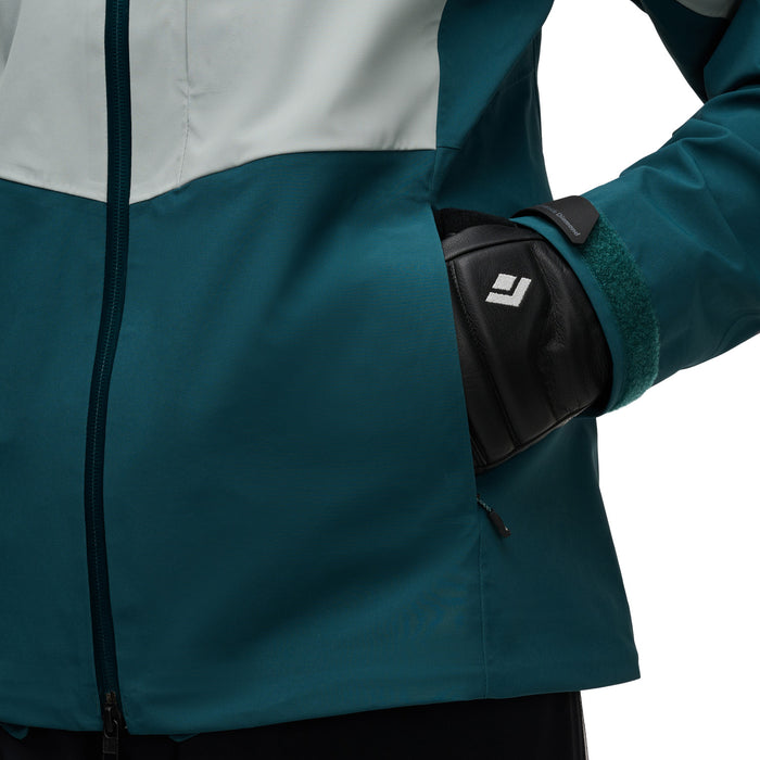 Black Diamond Recon Stretch Shell Jacket - Women's Agave-Deep Woods