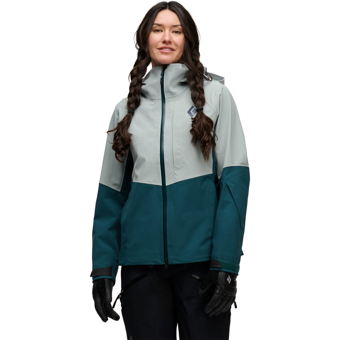 Black Diamond Recon Stretch Shell Jacket - Women's Agave-Deep Woods
