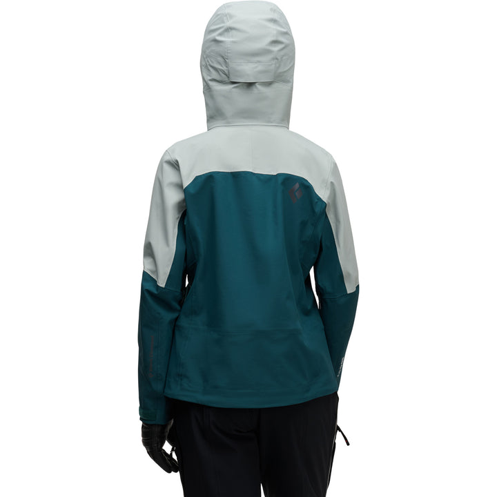 Black Diamond Recon Stretch Shell Jacket - Women's Agave-Deep Woods