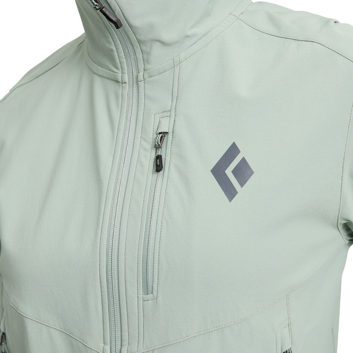 Black Diamond Dawn Patrol Softshell Jacket - Women's Agave