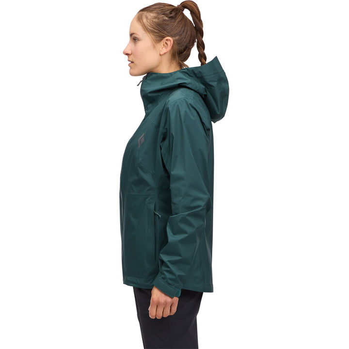 Black Diamond Fineline Stretch Shell Jacket - Women's Deep Woods