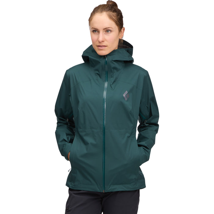 Black Diamond Fineline Stretch Shell Jacket - Women's Deep Woods