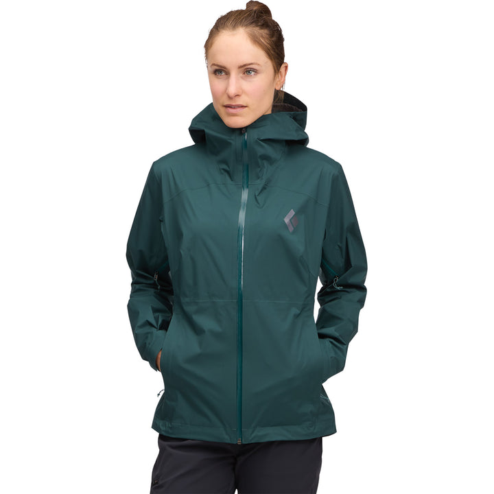Black Diamond Fineline Stretch Shell Jacket - Women's Deep Woods
