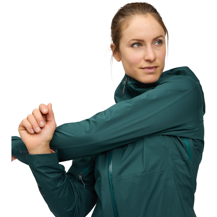 Black Diamond Fineline Stretch Shell Jacket - Women's Deep Woods