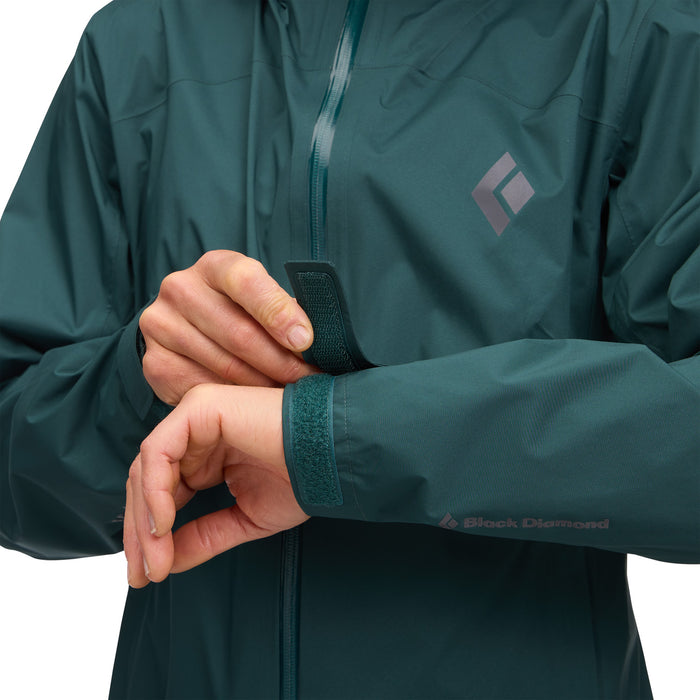 Black Diamond Fineline Stretch Shell Jacket - Women's Deep Woods
