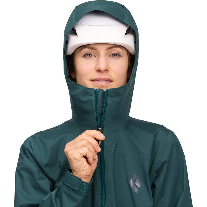 Black Diamond Fineline Stretch Shell Jacket - Women's Deep Woods