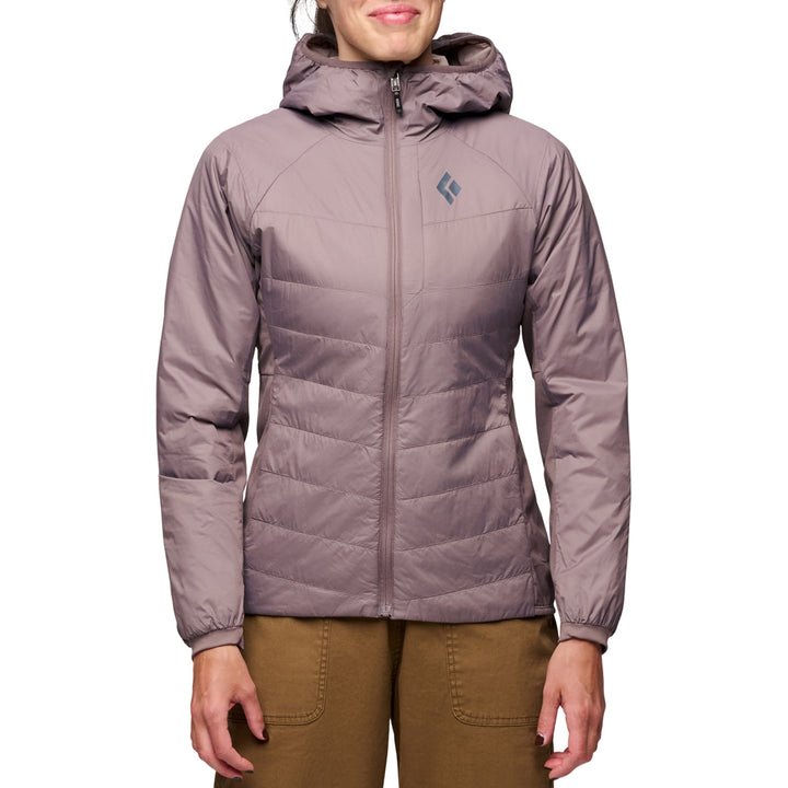 Black Diamond Solution 1.0 Hoodie - Women's Dark Mauve