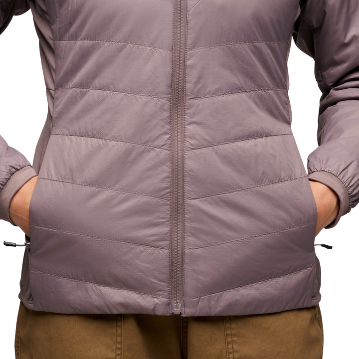 Black Diamond Solution 1.0 Hoodie - Women's Dark Mauve