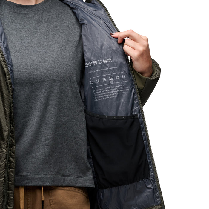 Black Diamond Solution 3.0 Hoodie - Women's Dark Moss