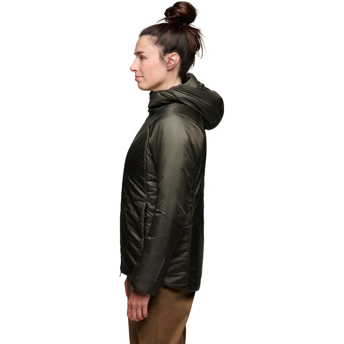 Black Diamond Solution 3.0 Hoodie - Women's Dark Moss