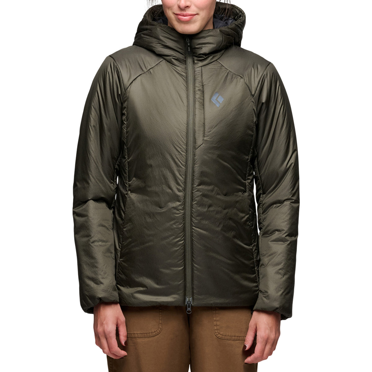 Black Diamond Solution 3.0 Hoodie - Women's Dark Moss