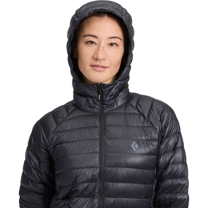Black Diamond Deploy Down 0.5 Full Zip Hoodie - Women's Black