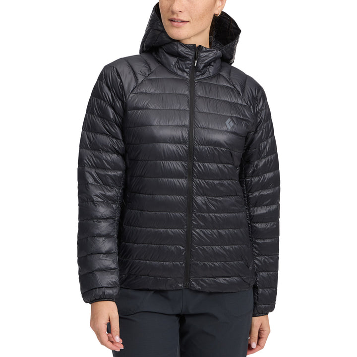 Black Diamond Deploy Down 0.5 Full Zip Hoodie - Women's Black