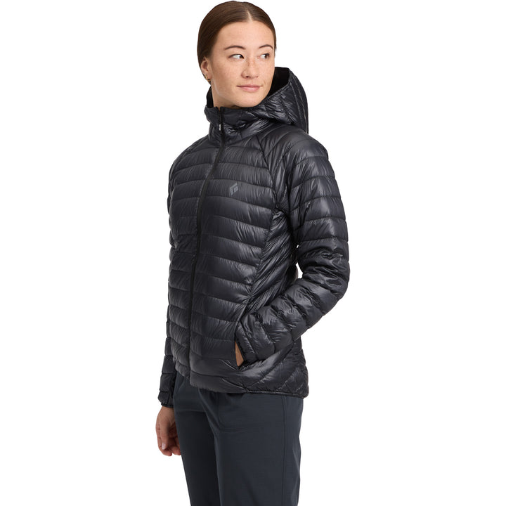 Black Diamond Deploy Down 0.5 Full Zip Hoodie - Women's Black