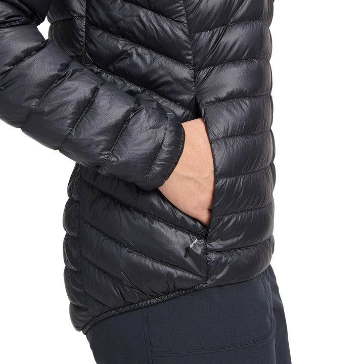 Black Diamond Deploy Down 0.5 Full Zip Hoodie - Women's Black