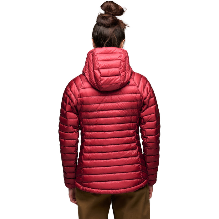 Black Diamond Deploy Down 1.0 Hoodie - Women's Mineral Red