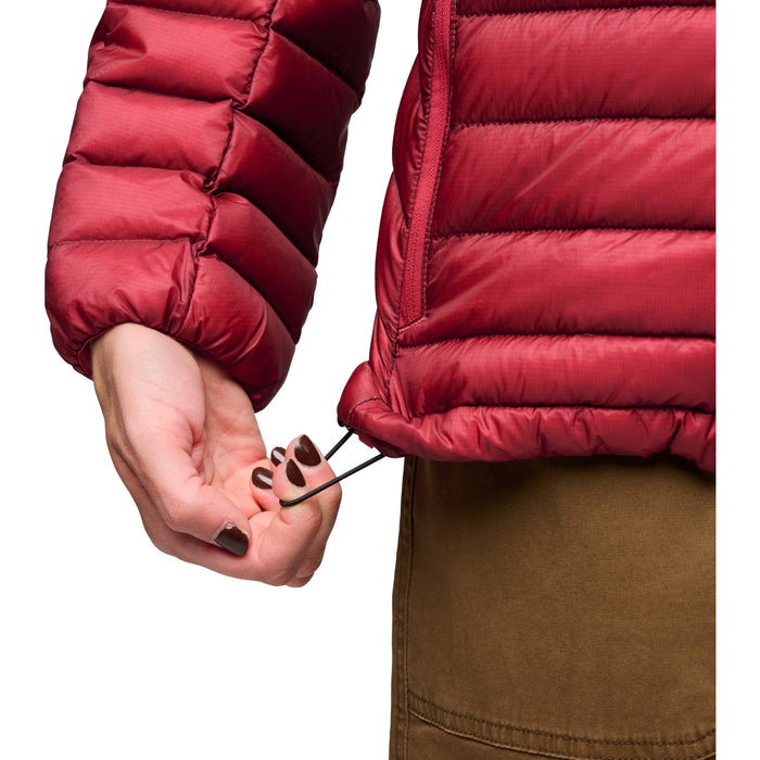 Black Diamond Deploy Down 1.0 Hoodie - Women's Mineral Red