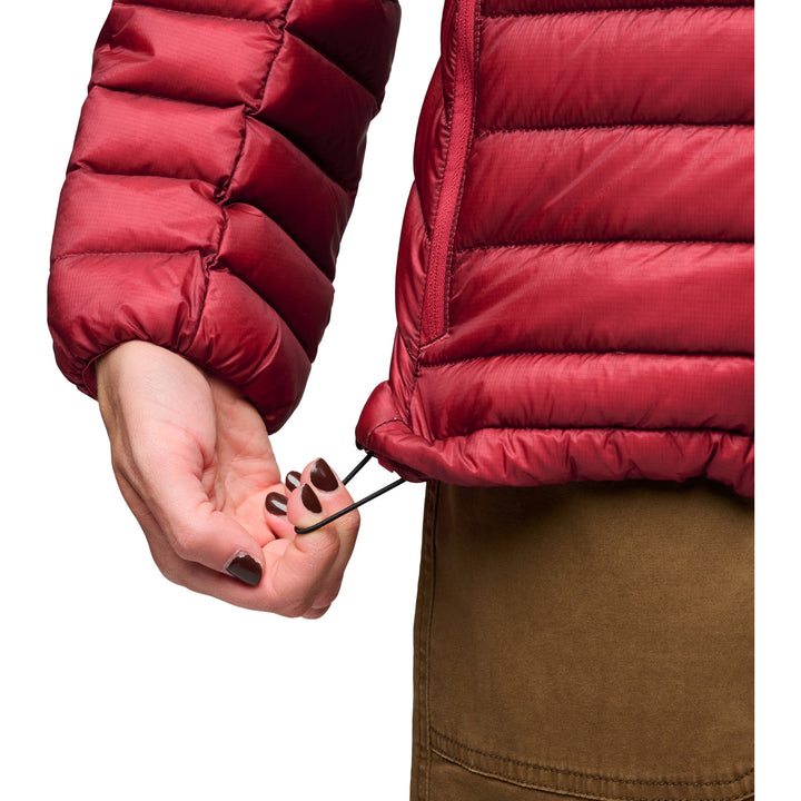 Black Diamond Deploy Down 1.0 Hoodie - Women's Mineral Red