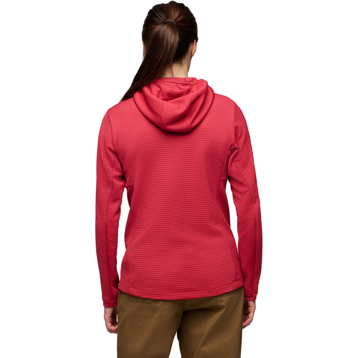 Black Diamond Diverge Full Zip Hoodie - Women's Mineral Red