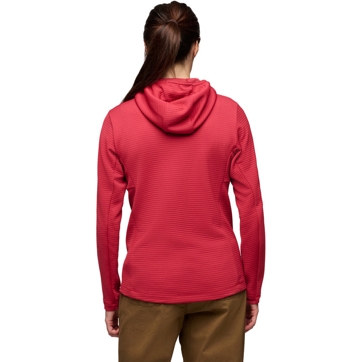 Black Diamond Diverge Full Zip Hoodie - Women's Mineral Red