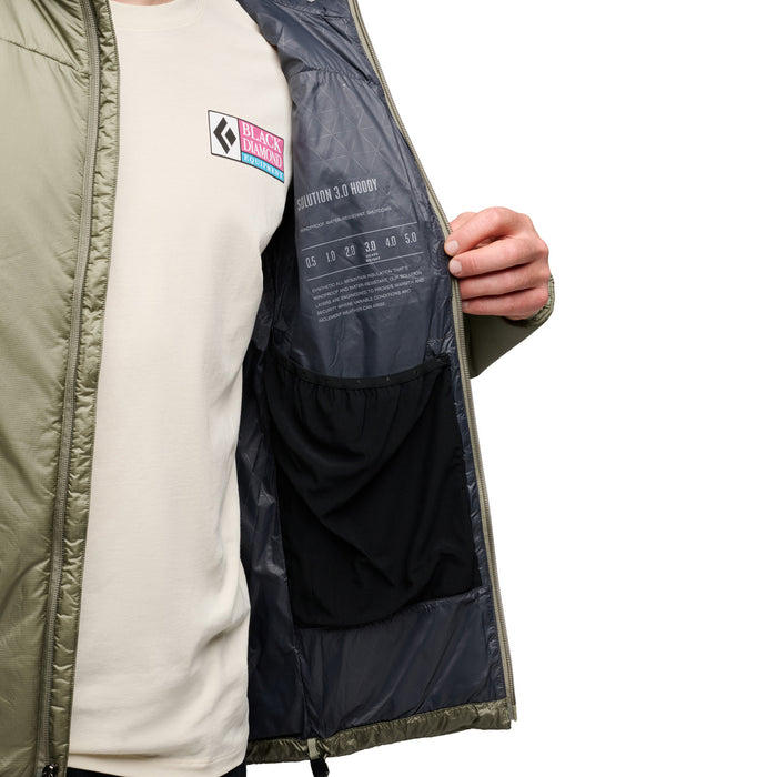 Black Diamond Solution 3.0 Hoodie - Men's Pine Smoke