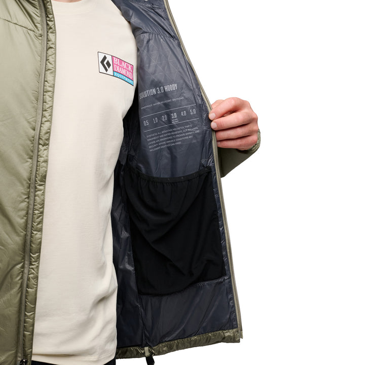 Black Diamond Solution 3.0 Hoodie - Men's Pine Smoke