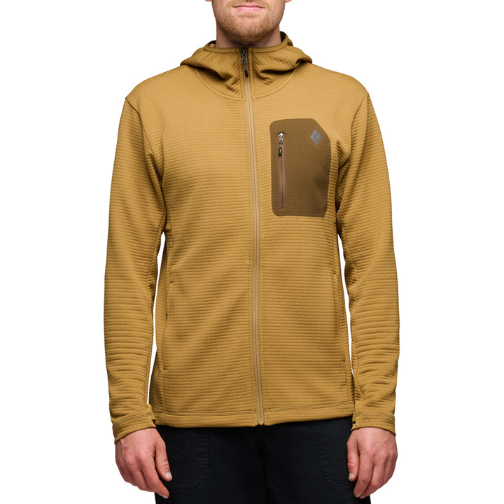 Black Diamond Diverge Full Zip Hoodie - Men's Flax