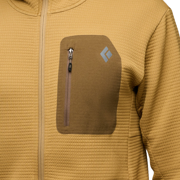 Black Diamond Diverge Full Zip Hoodie - Men's Flax
