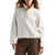 The North Face Cragmont ½ Snap Fleece Jacket - Women's White Dune/Desert Stone
