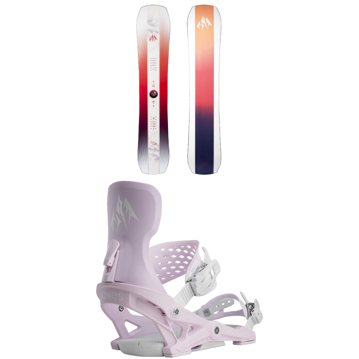Jones Twin Sister Snowboard + Equinox Snowboard Bindings - Women's 2027
