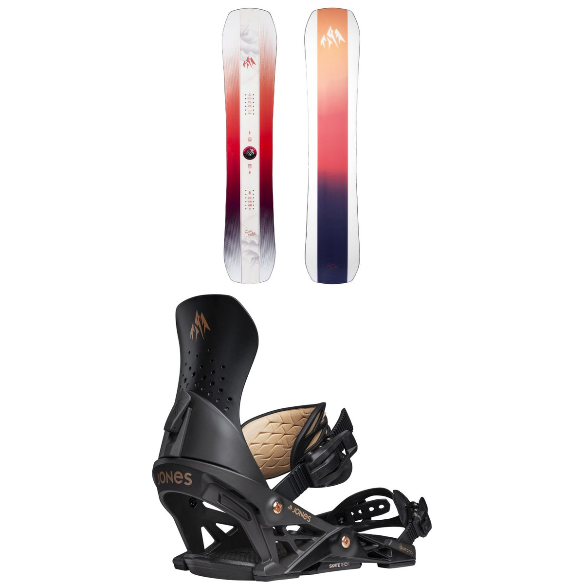 Jones Twin Sister Snowboard + Aurora Snowboard Bindings - Women's 2027