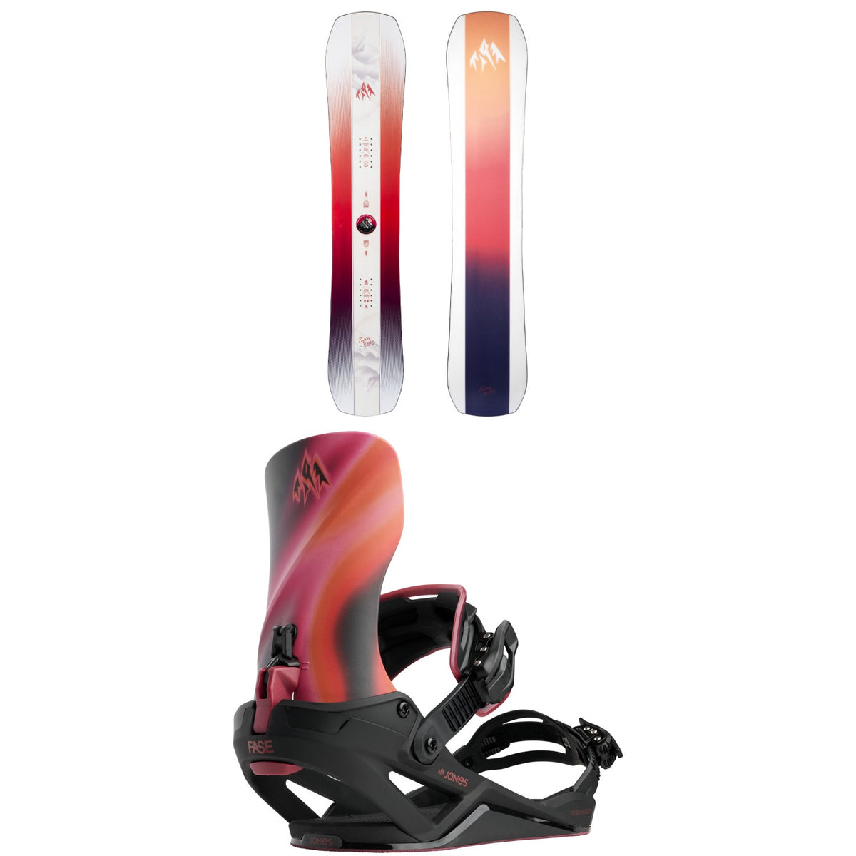 Jones Twin Sister Snowboard + Mercury FASE Snowboard Bindings - Women's 2027