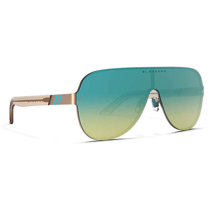Blenders Falcon Sunglasses Awesummer/Champagne/Blue Rainbow Polarized