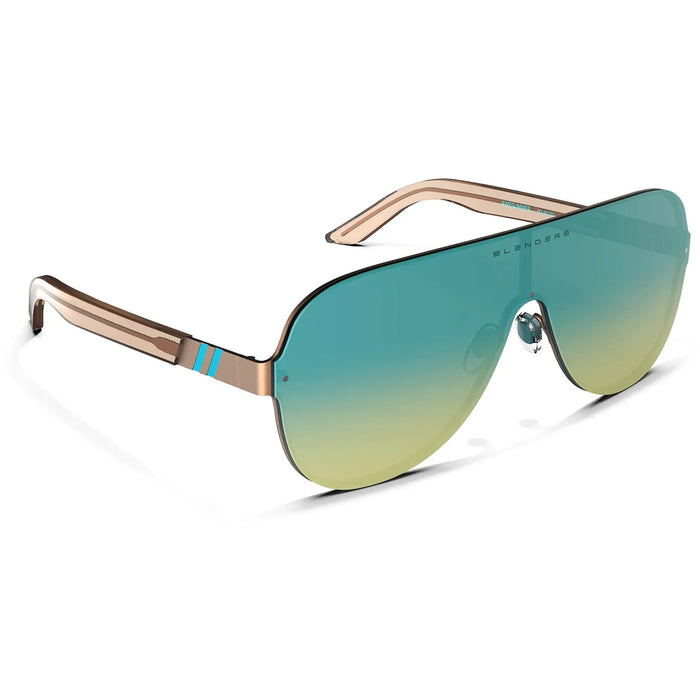 Blenders Falcon Sunglasses Awesummer/Champagne/Blue Rainbow Polarized