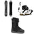 Ride Deep Fake Snowboard + Drone Snowboard Bindings + Lasso Pro Snowboard Boots 2027